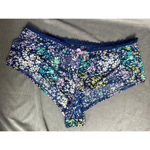 Cacique Lane Bryant Plus Size 26/28 Panty Boyshort Panties Ruffles Floral